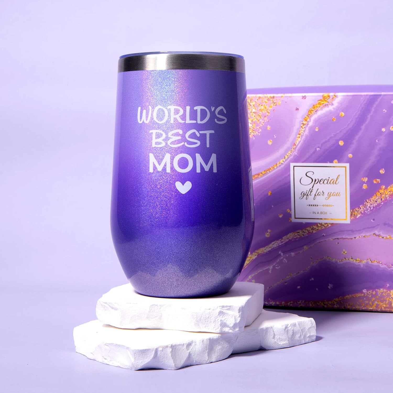 Mom Gifts, Mothers Day Gift Set, Mothers Day Gift, Mothers Day Gifts from Daughter, Son, Husband, Mom Birthday Gifts, Mom Christmas Gifts, Mom Valentine's Day Gifts, Purple
