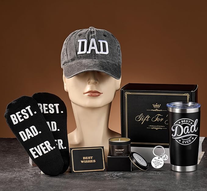 Gifts for Dad, Fathers Day Gift Ideas, from Daughter, Son, Wife, Birthday, Valentine's Day Christmas Day for Dad, Black